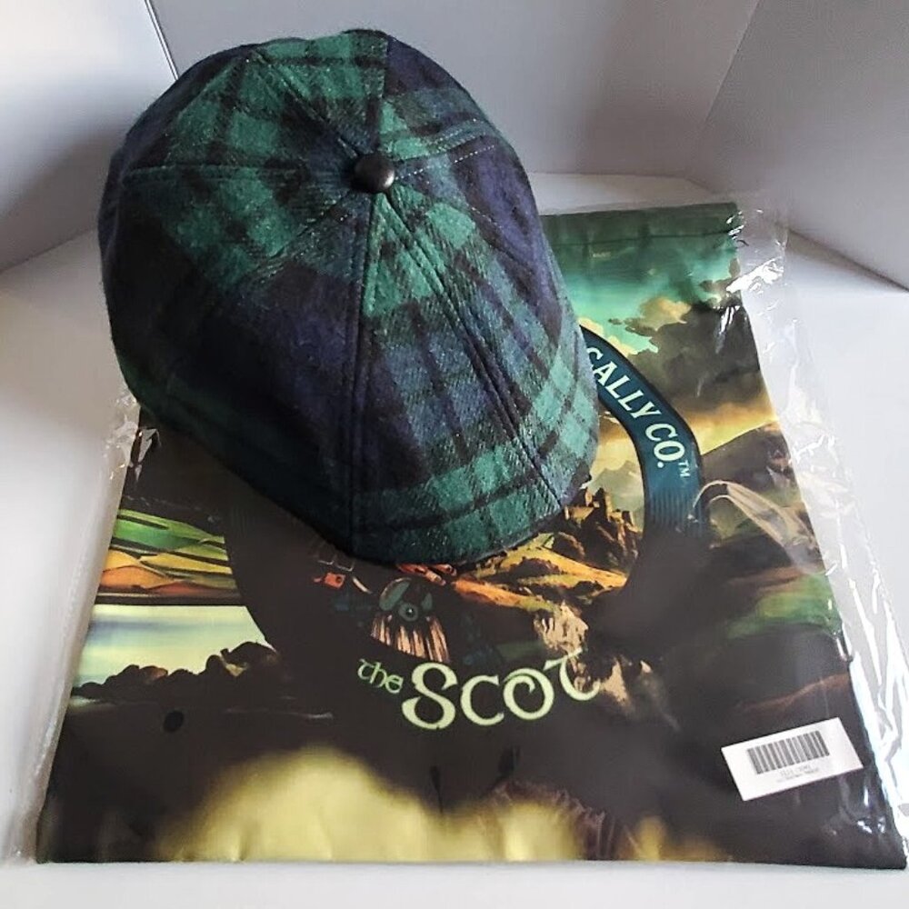Boston Scally THE SCOT Plaid 8- Panel Cap - XL With Dustbag - Picture 10 of 16